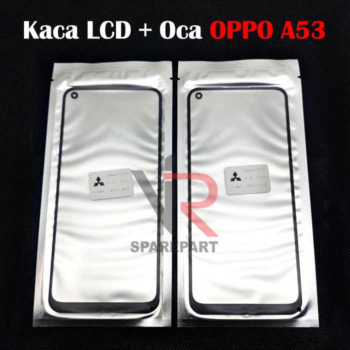 GLASS - KACA LCD TS OPPO A33 / A53 2020 / REALME C17 / 7I + LEM OCA