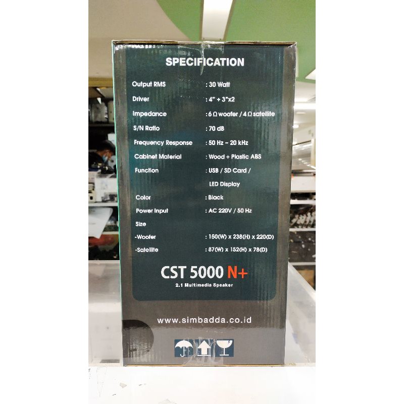 SPEAKER SIMBADDA CST 5000N+  BLUETOOTH + REMOTE