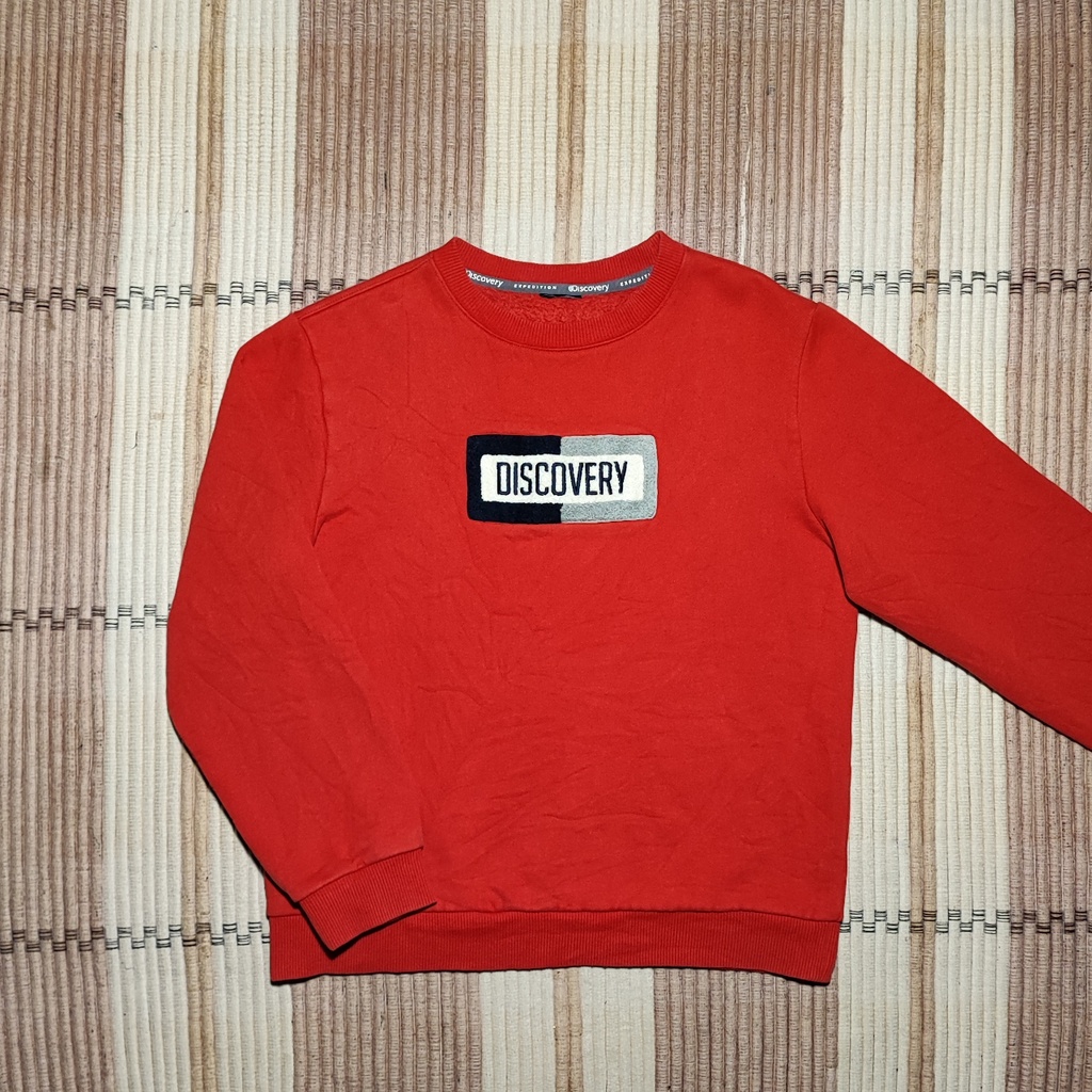 Sweater Crewneck DISCOVERY EXPEDITION Size S Branded Second Preloved