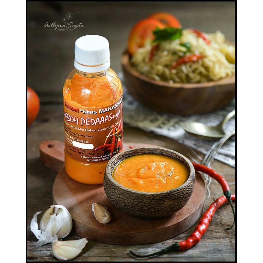 

Jual Sambal Sambel Asli Khas Makassar Heboh Pedasnya 220Ml