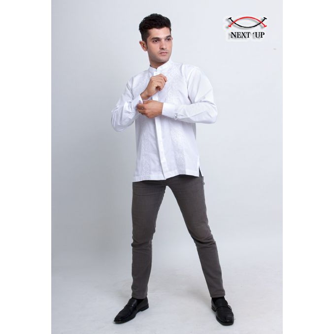 Baju Koko Pria Muslim Lengan Panjang Baju Koko Bordir NEXTUP1179