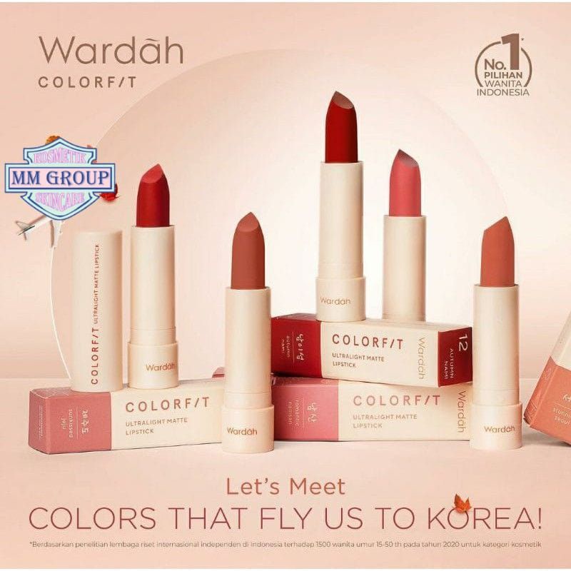 WARDAH Colorfit Ultralight Matte Lipstik
