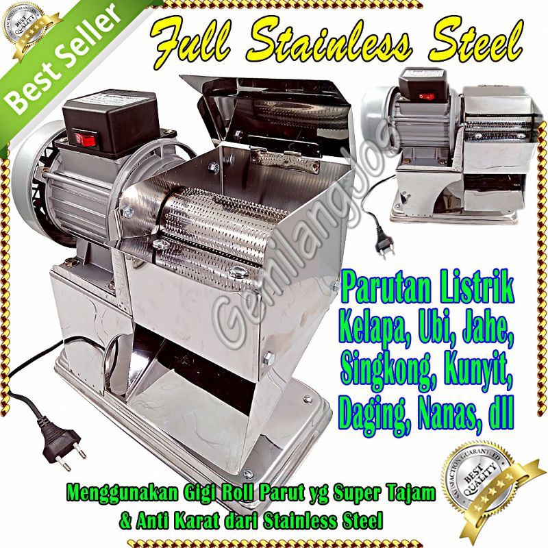 

F_daybose - Parutan Kelapa Listrik Serbaguna Mesin Parut Kelapa Singkong Jahe Kunyit