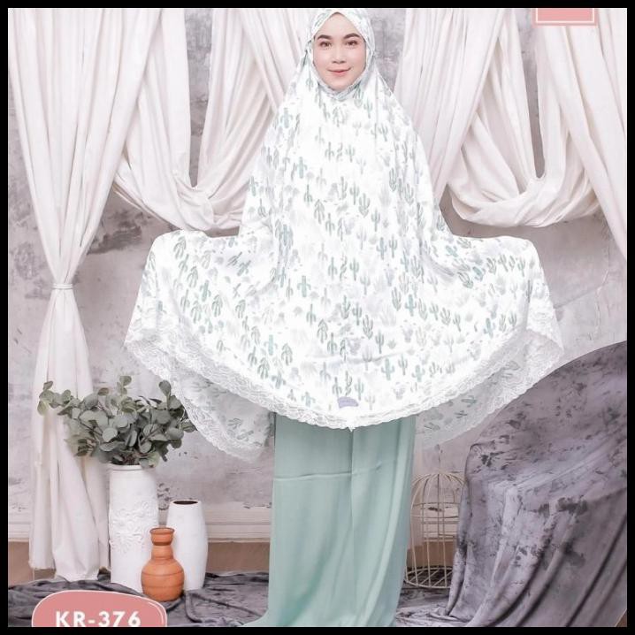 Mukena 2In1 Katun Rayon Premium By Nakajima Kr 376 - Size 5-7Th