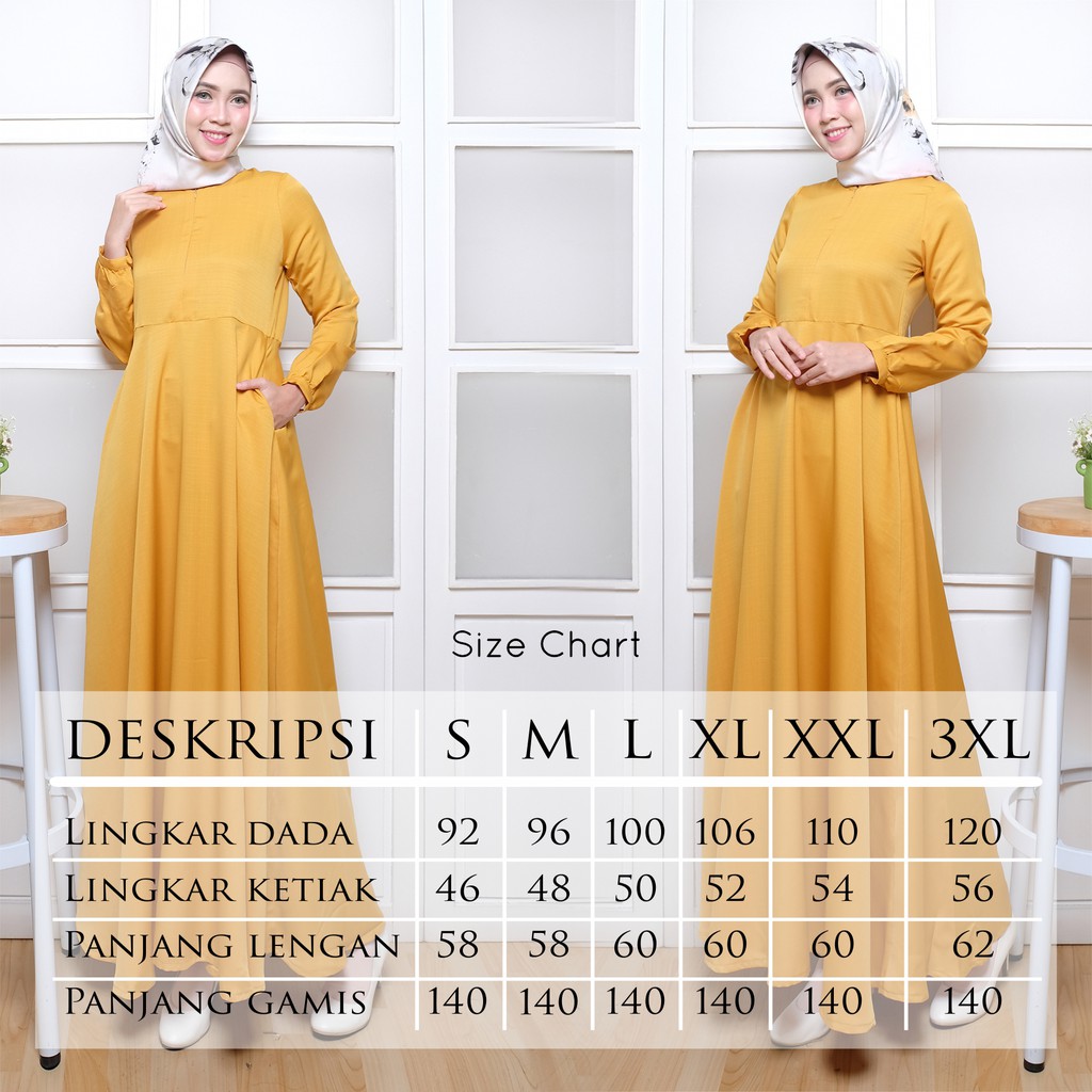 Gamis Wanita Dewasa Bahan Baloteli