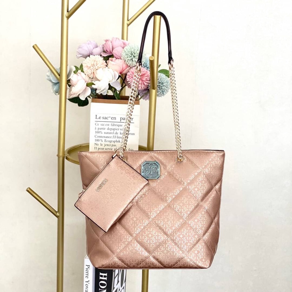 GB494 Guess Quilted Hobo Tote bag