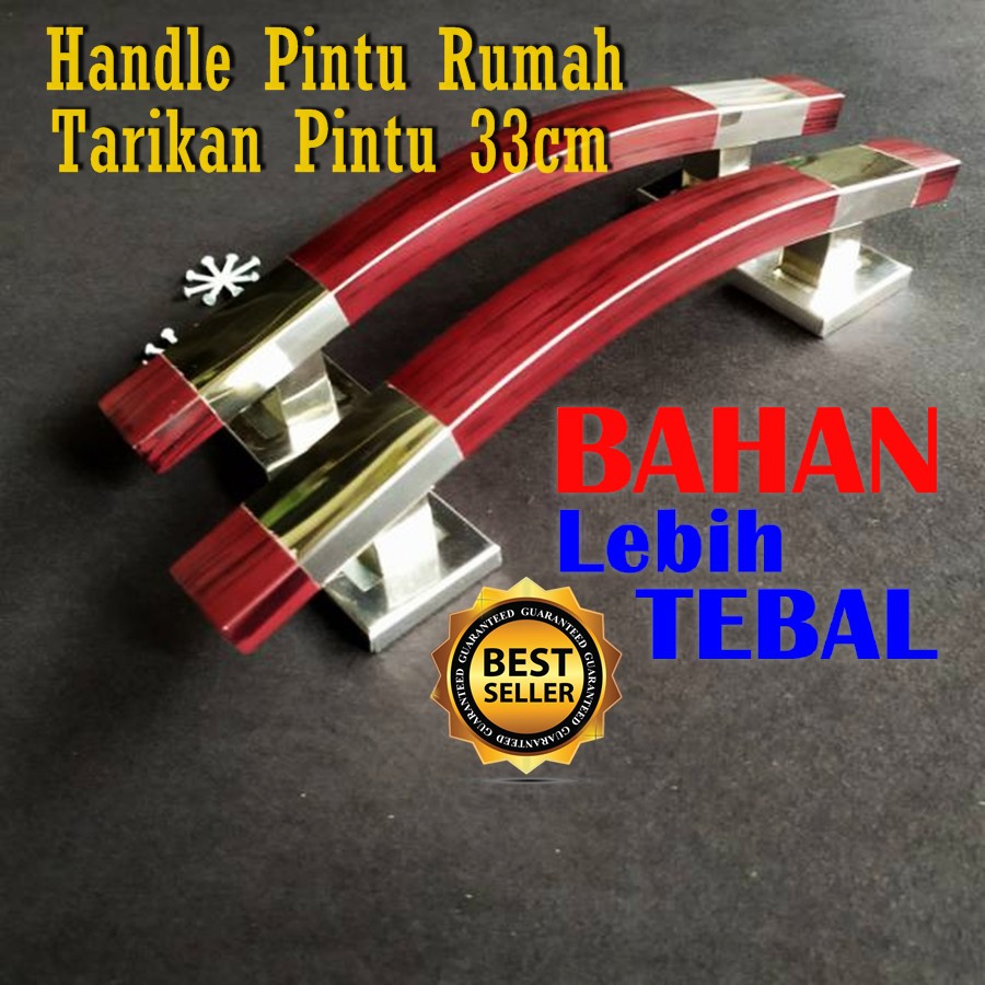 BAHAN TEBAL Handle Pintu Rumah 33cm KupuTarung Minimalis Stainles Kunci Pintu Gagang Pintu Tarikan