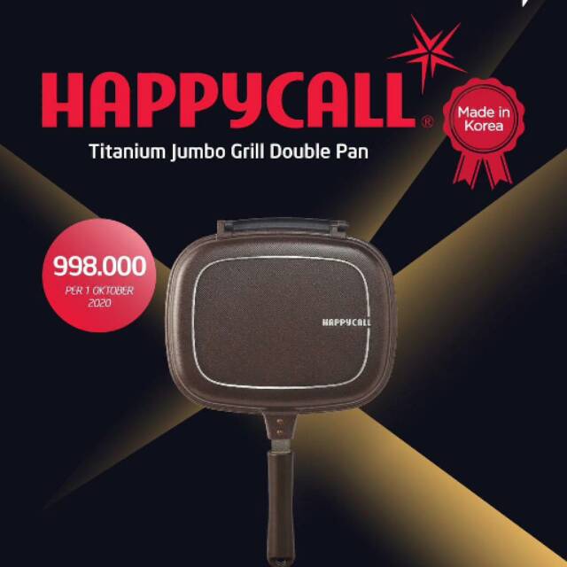 HAPPY CALL TITANIUM JUMBO GRILL DOUBLE PAN