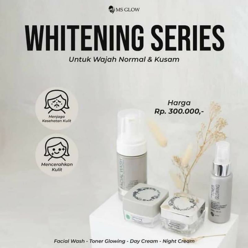 MS GLOW [ 3 IN 1 ] PAKET WHITENING SERIES