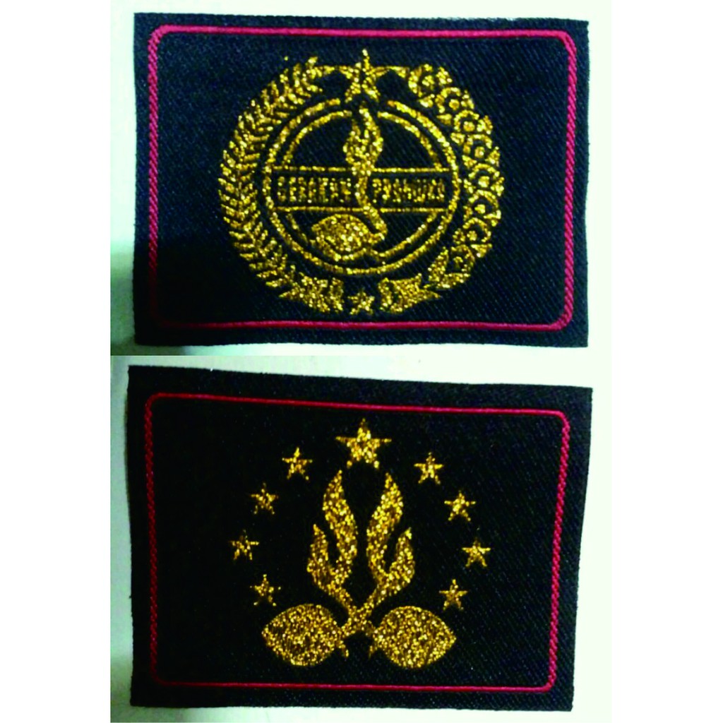 Patch Pramuka Tunas Woven Kotak Badge Bet Pramuka Tunas