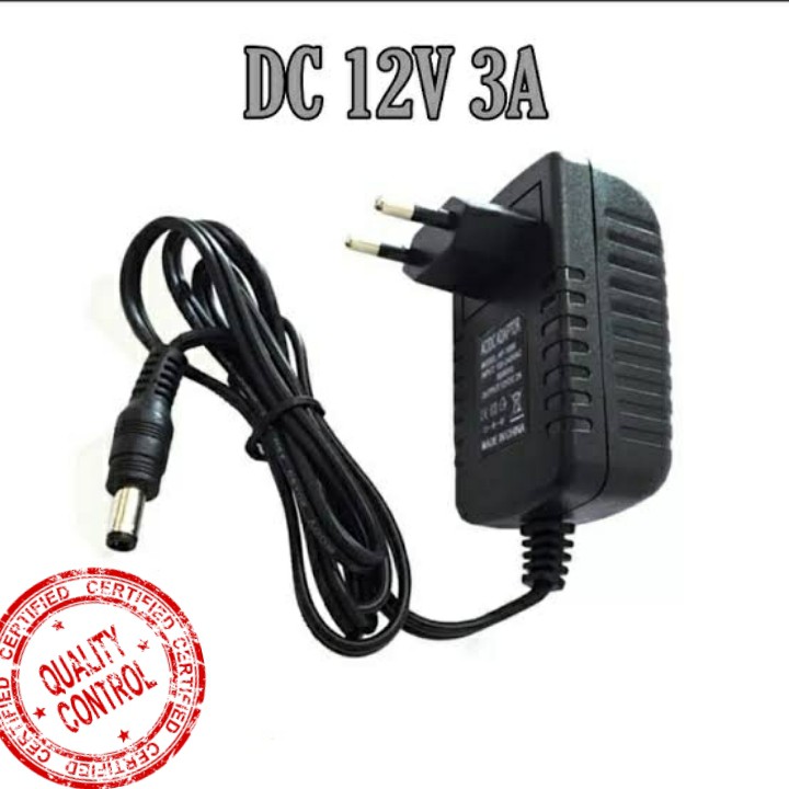 Adaptor CCTV / Hiviksion / juga LED Strip 12V 3A (REAL) Original