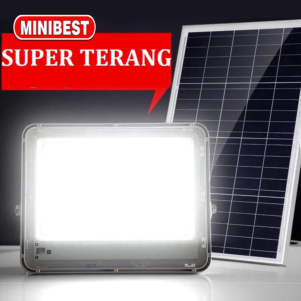 NEW LAMPU SOROT SOLAR CELL LED TENAGA SURYA - PANEL SURYA 100W SOLAR CELL