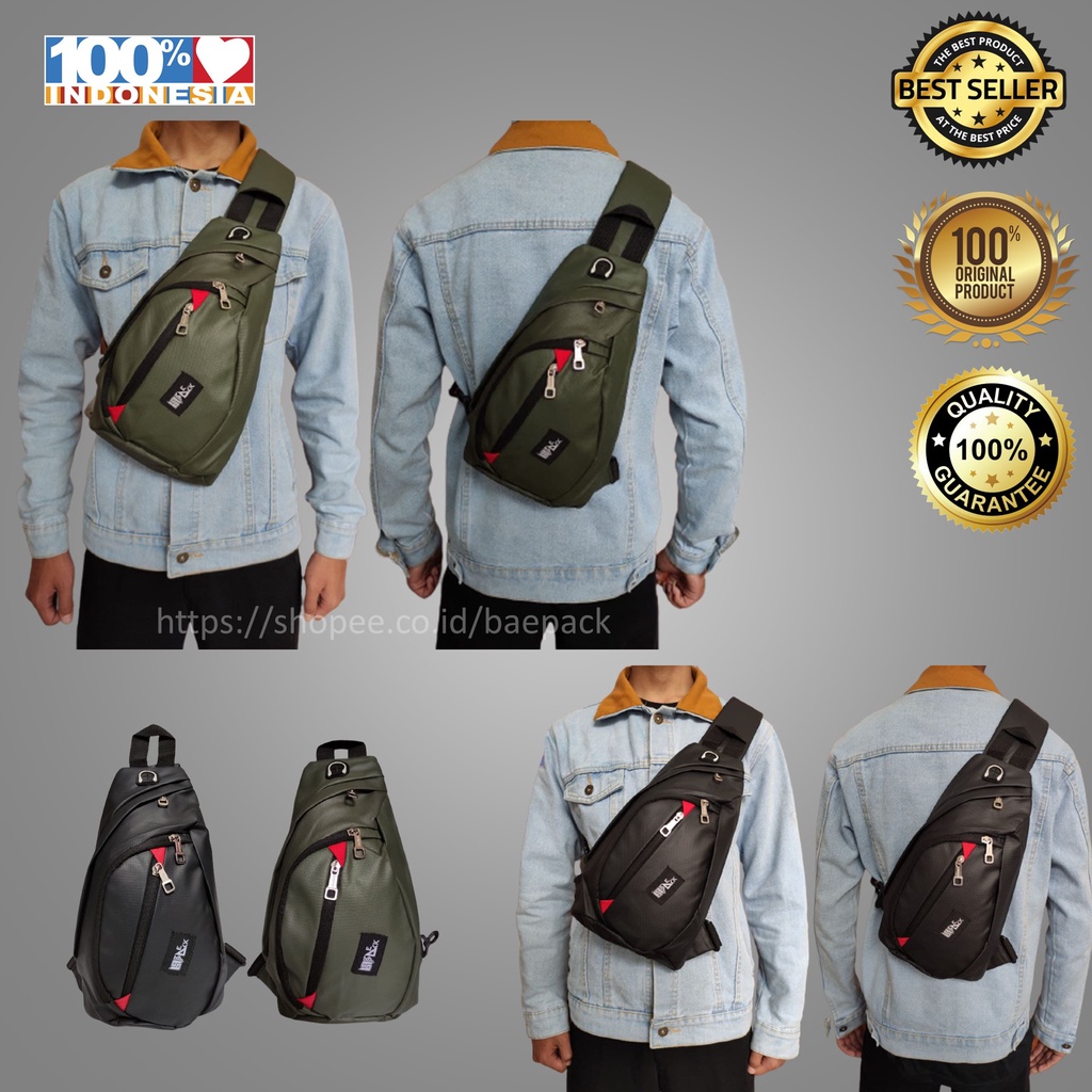 Tas Selempang Premium Anti Air Baepack / Tas Selempang Cowok / Tas Selempang Cewek