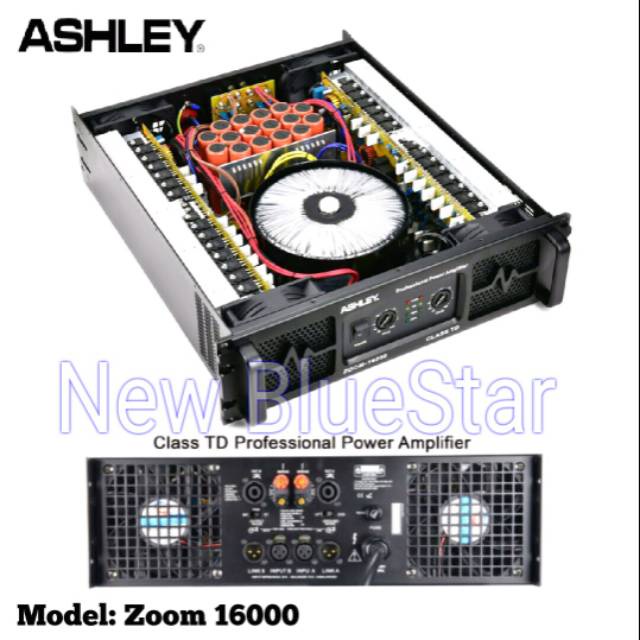 PROMO HARGA MURAH    Power Amplifier Ashley Zoom1600 ZOOM 1600 Amplifier Ashley Class TD Original