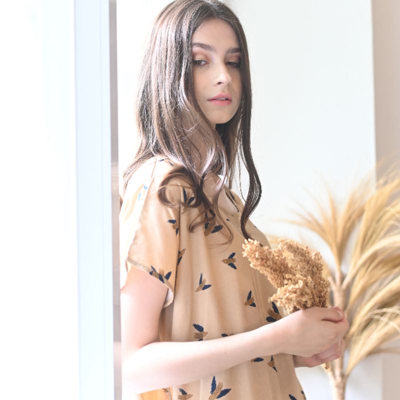 Daster Rayon HABEL NON BUSUI Panjang Semata Kaki-Habel 16