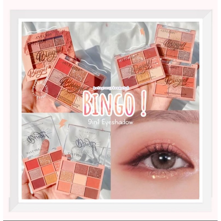 PROMO!!!EYESHADOW PALETTE BINGO 9 COLOR ANYLADY NO.878/DESSERT NO.962/SUMMER NO.969