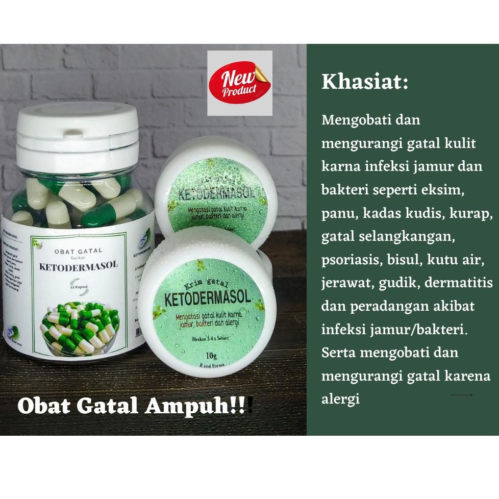 GROSIR Saleb obat  gatal  paling AMPUH KETODERMASOL (KRIM/KAPSUL) ♥