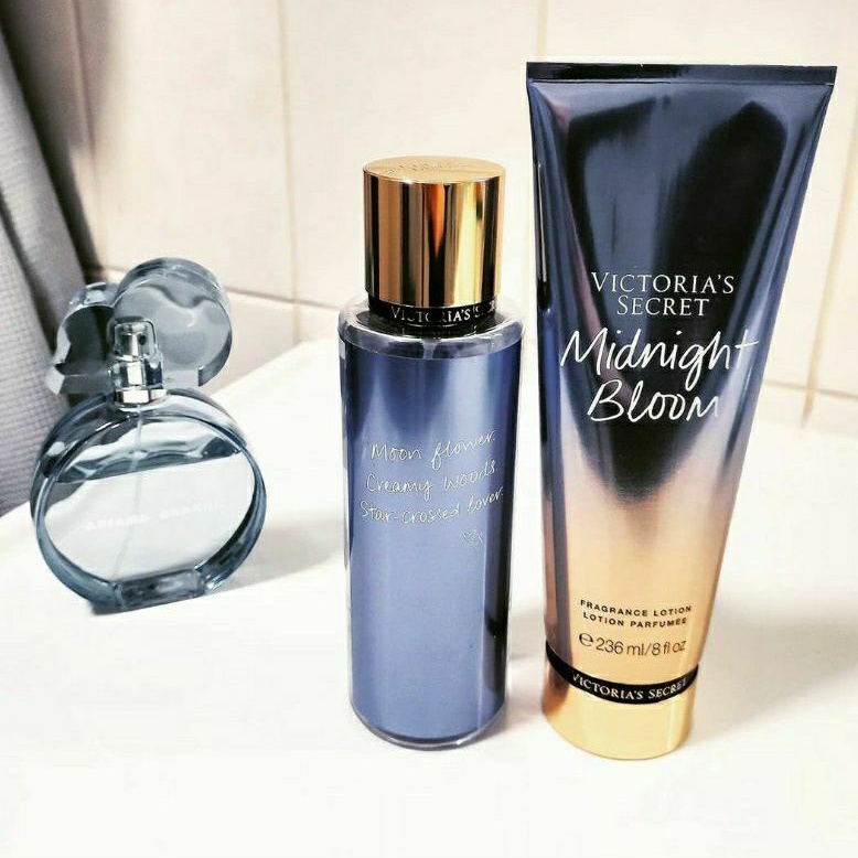 VICTORIA'S SECRET VS MIDNIGHT BLOOM WARM FLORAL MOON FLOWER CREAMY WOODS STAR CROSSED LOVER SERIES FULLSIZE TRAVELSIZE ROLLERBALL BODY LOTION MIST EAU DE PARFUM EDP