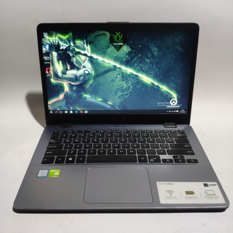 laptop Ultrabook gaming asus vivobook x40tuq - core i5 gen7 - ram 16gb - ssd 256gb - dual vga Nvidia