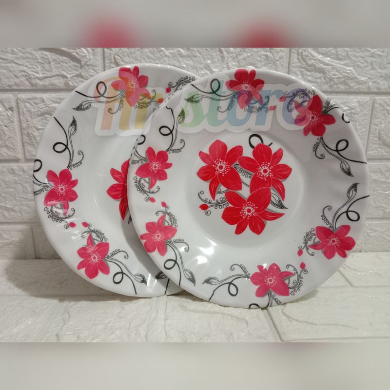 PIRING MELAMIN TERBARU MOTIF BUNGA // PIRING MELAMIN ASLI // RAYIRAKA STORE