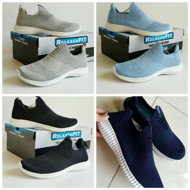 Skechers elit flex woman / Skechers elit flex+ lengkap box