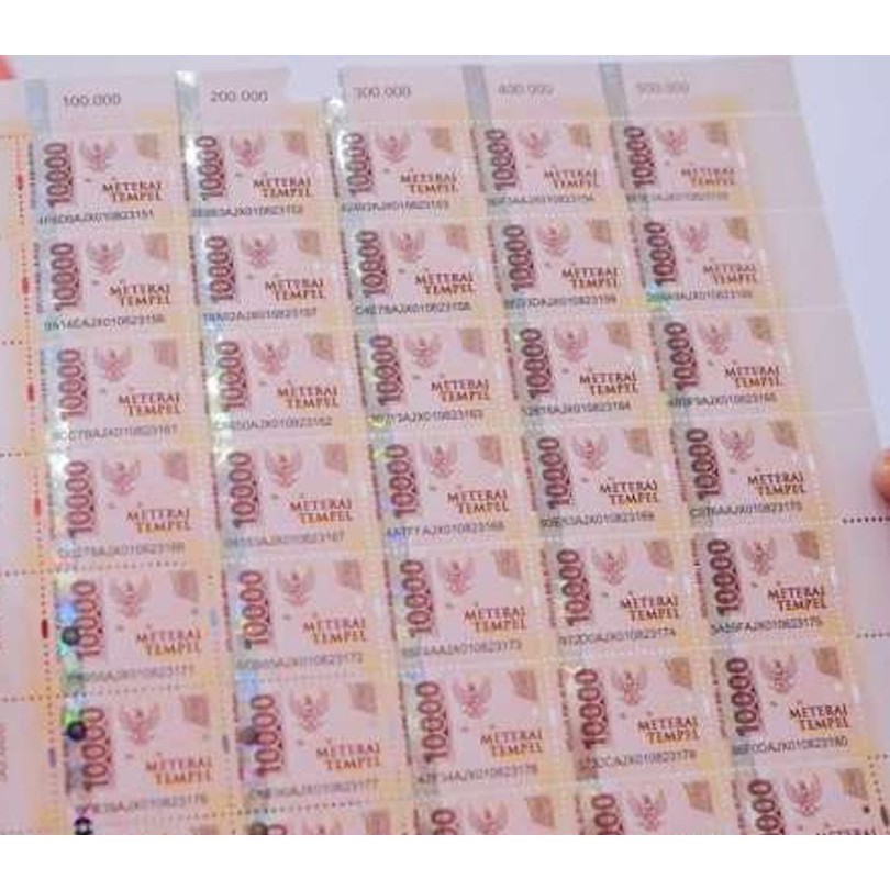 

MATRAI 1000 / MATERAI 10000