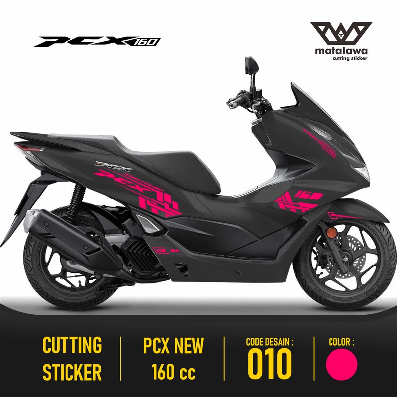Cutting Sticker PCX 160 - Aksesoris Motor Stiker Striping Honda PCX 160 cc Skotlet Sticker Lis Varia