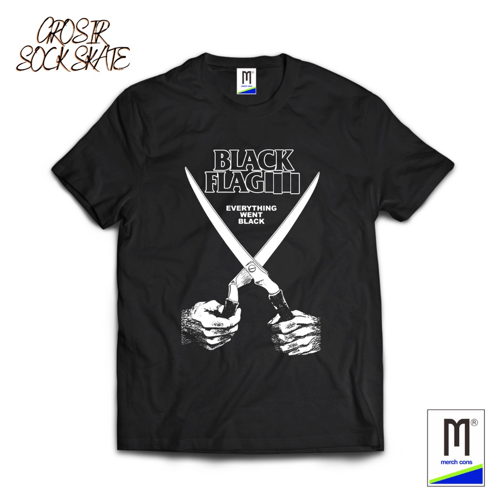 kaos band kaos musik distro vintage black flag