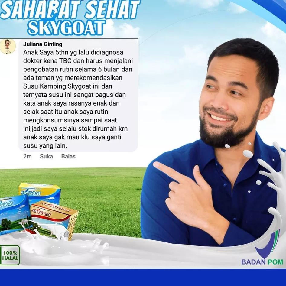 

New Skygoat Susu Kambing Etawa Bubuk Vanila Original ✓