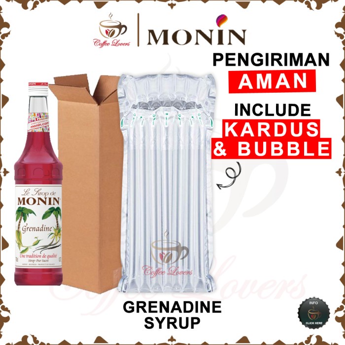 MONIN SYRUP GRENADINE SIRUP MONIN TERMURAH