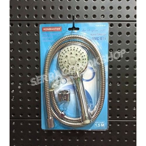 Kenmaster Shower Mandi Chrome Flexible Hand Shower MVC 014 Termurah Berkualitas