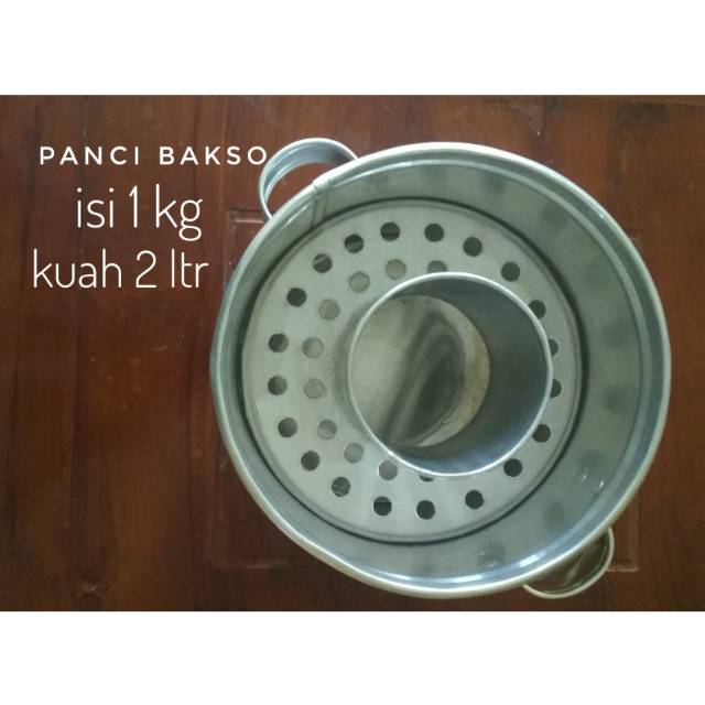 Panci kecil Dandang bakso  panci masak soto mie ayam 1kg panci 2 liter panci baso