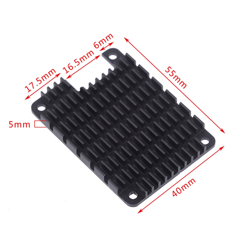 (LUCKID) Heatsink Aluminum Alloy Untuk Modul Raspberry Pi Compute 4