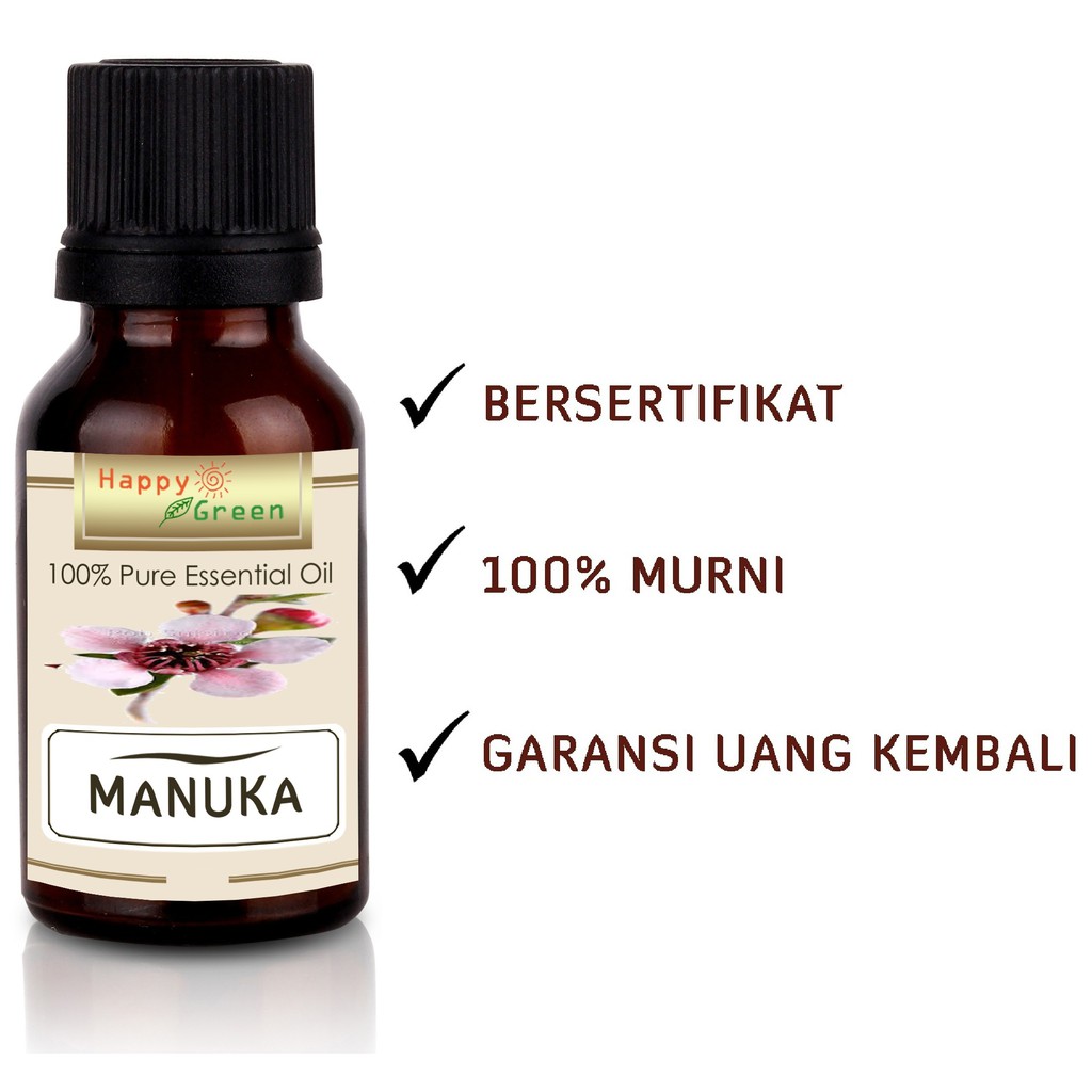 Happy Green Manuka Essential Oil - Minyak bunga Manuka Murni