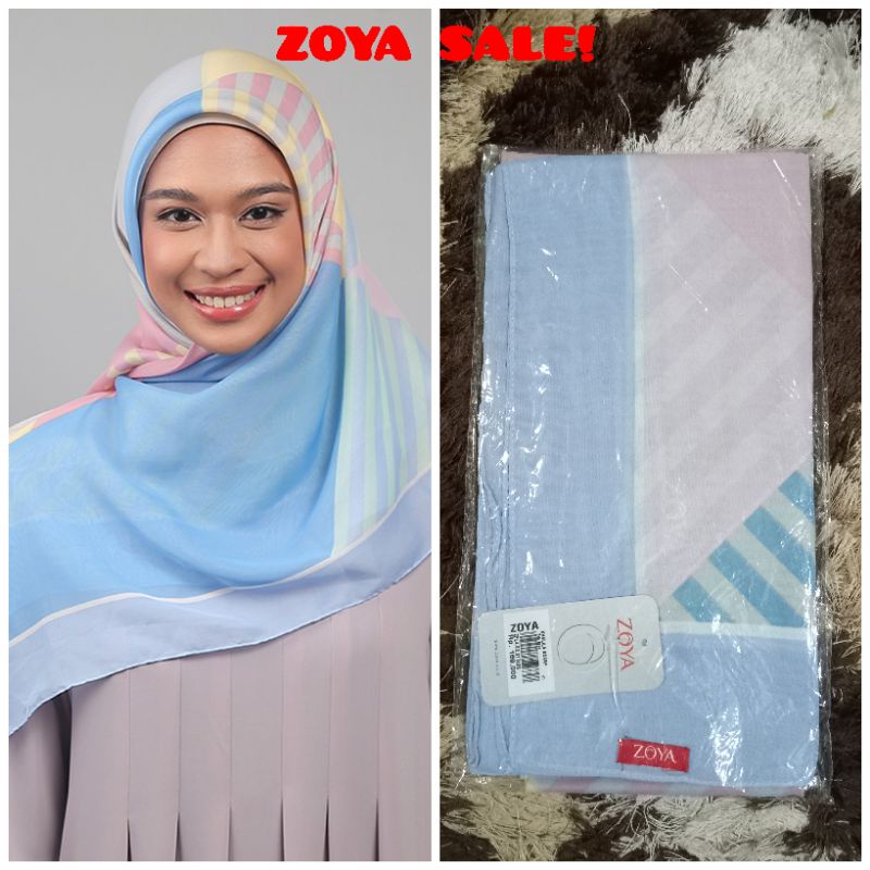 Zoya Khalila Scarf Kerudung Segi Empat Termurah