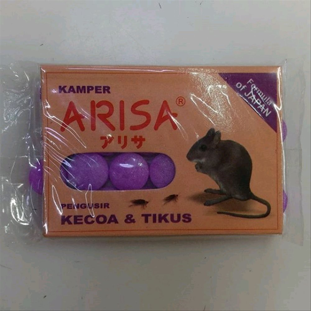 Kapur Barus Arisa Anti Tikus & Kecoa