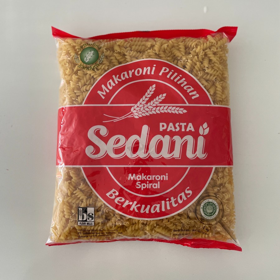 Sedani Makaroni Spiral 1kg / Sedani Pasta