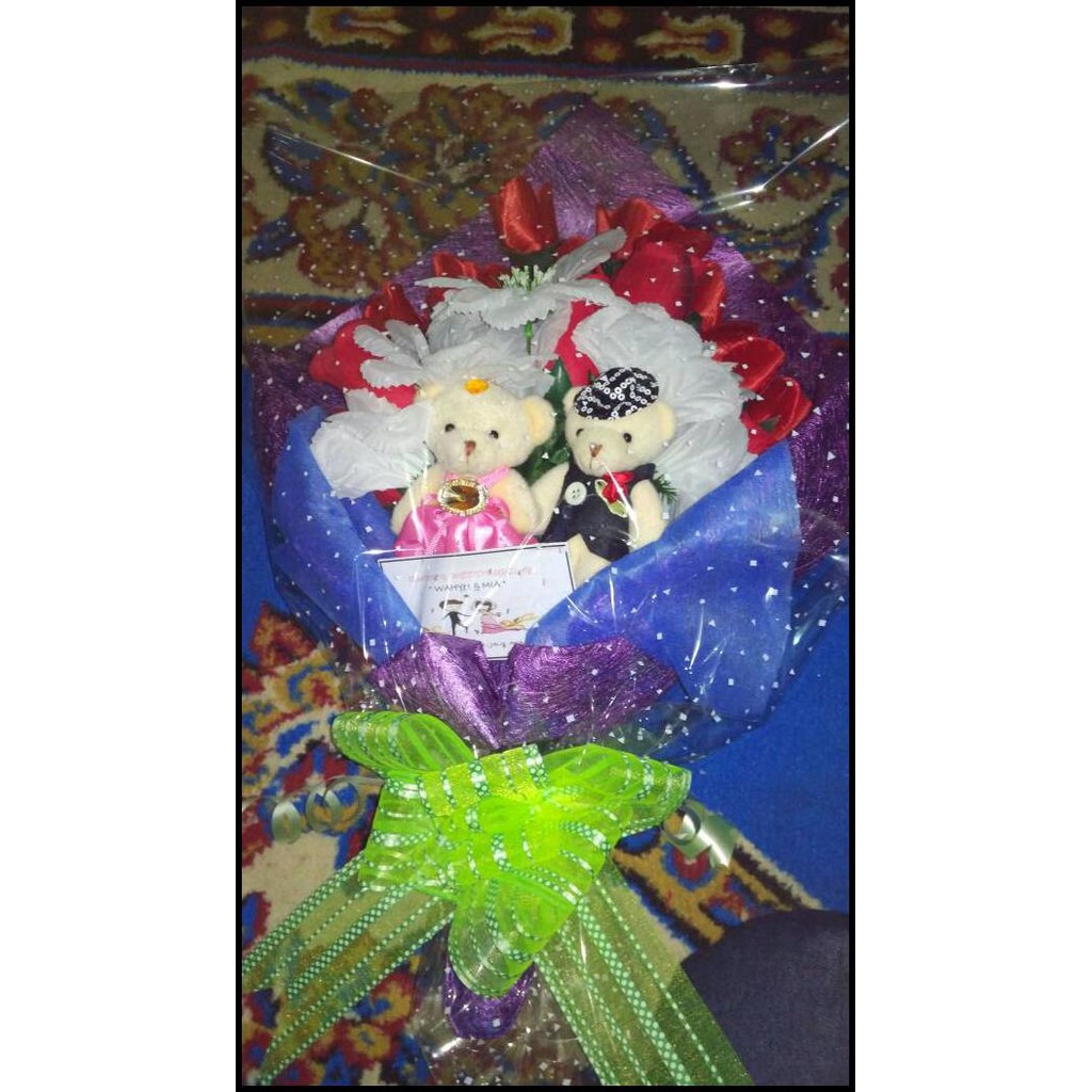 STOK BARU BUKET BONEKA COUPEL BUKET WISUDA BUKET VALENTINE S KADO LUCU
