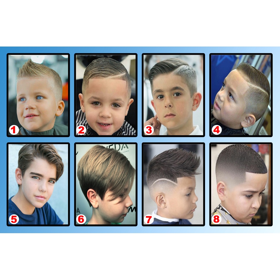 POSTER PANGKAS RAMBUT, BARBER SHOP DAN SALON MODEL PRIA TERBARU