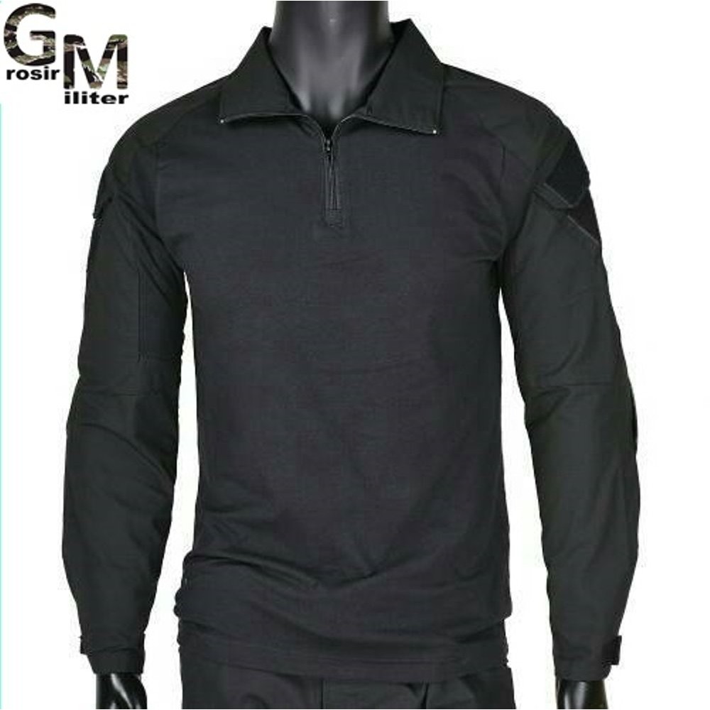 Combat Shirt Kaos BDU HITAM