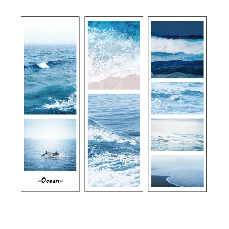 

3 Lembar / Sticker Motif Ocean