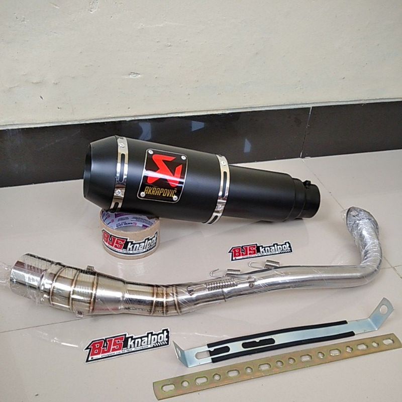 Knalpot akrapovic Nmax Aerox 155 Vario Beat street Scoopy new Xride mio soul Adv pcx Genio-Doff- aerox new