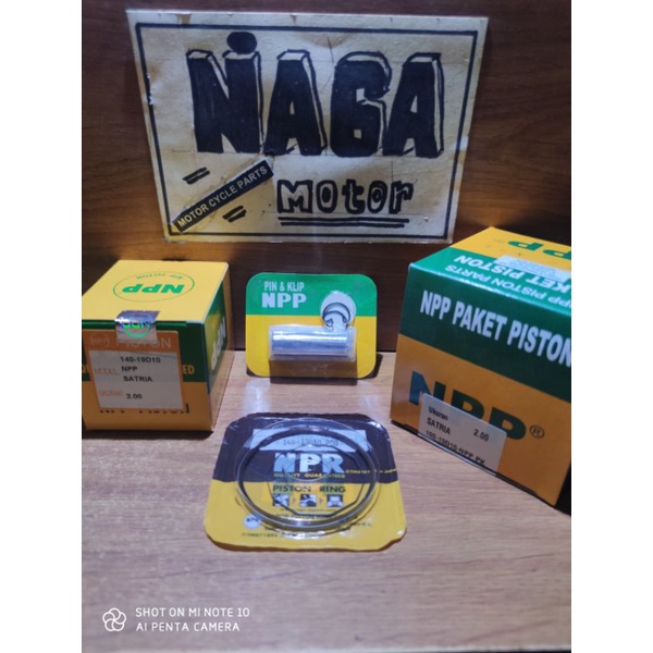 Piston Kit Seher Paket Satria 2 Tak Lumba Hiu LSCM Malaysia OS 200 NPP