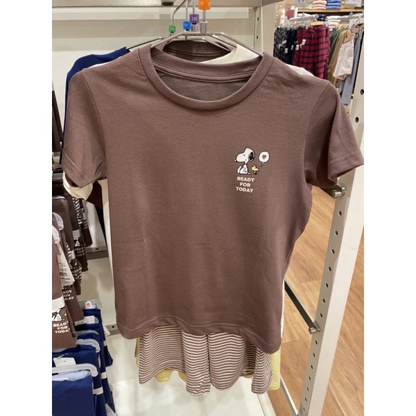 AIRISM SET KATUN BLEND PDK PEANUTS HOLIDAY KIDS - UNIQLO
