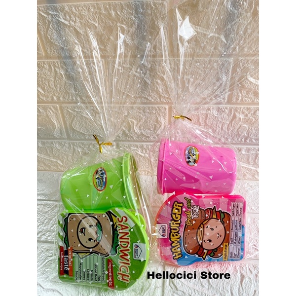 

PARCEL KOTAK MAKAN ROTI MINI + GELAS MICKEY ULTAH