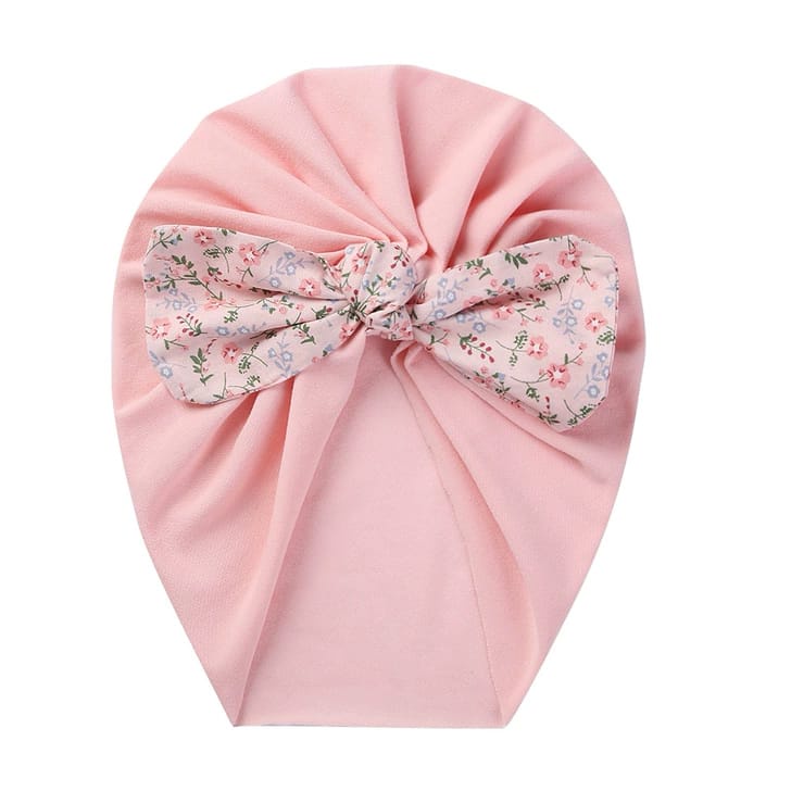(pimenova) Turban Anak Bayi Pita Polos 0-3 tahun  Bandana Bayi Perempuan - Ciput Bayi lucu-Pink