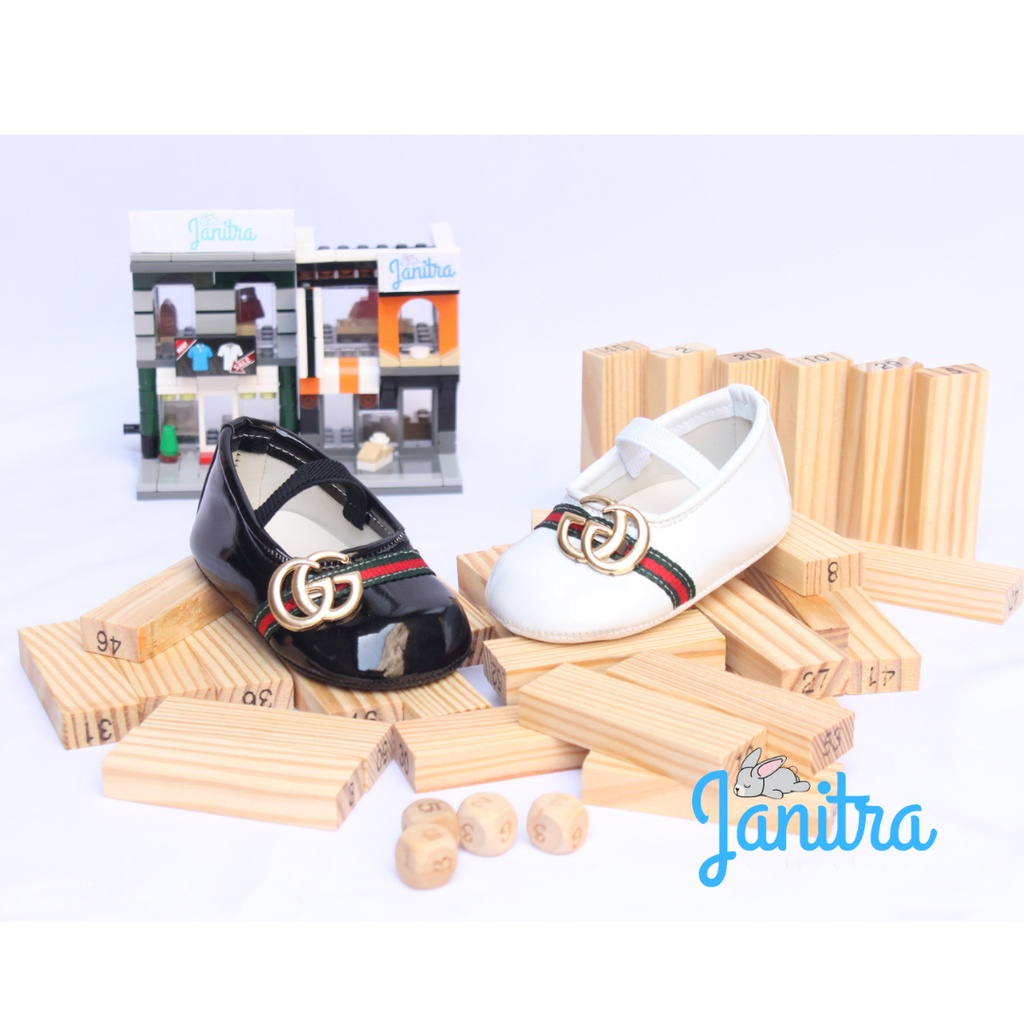 janitra sepatu balet anak baby shoes sepatu baby pre walker belajar jalan g glosy