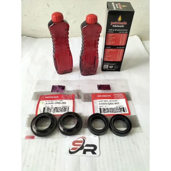 SIL SOK KOMPLIT (GN5) HONDA ORIGINAL GREND SUPRA X125 REVO FIT LEGENDA BEAT SCOOPY VARIO FI OLD KELENGKAPAN PRODUK SIL SOK SEPASANG TUTUP ABU SEPASANG OIL SOK SEPASANG SEMUA MOTOR BEBEK METIK