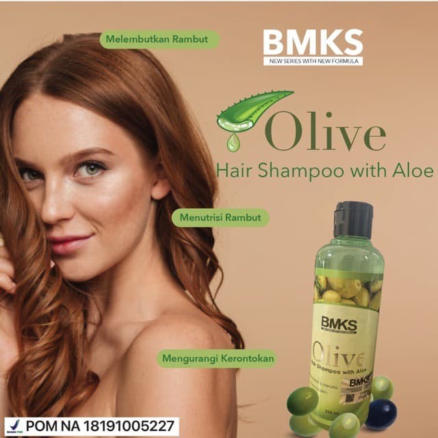 BMKS OLIVE SHAMPOO 250ML ORIGINAL BPOM