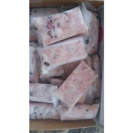 

tetelan daging ikan kakap